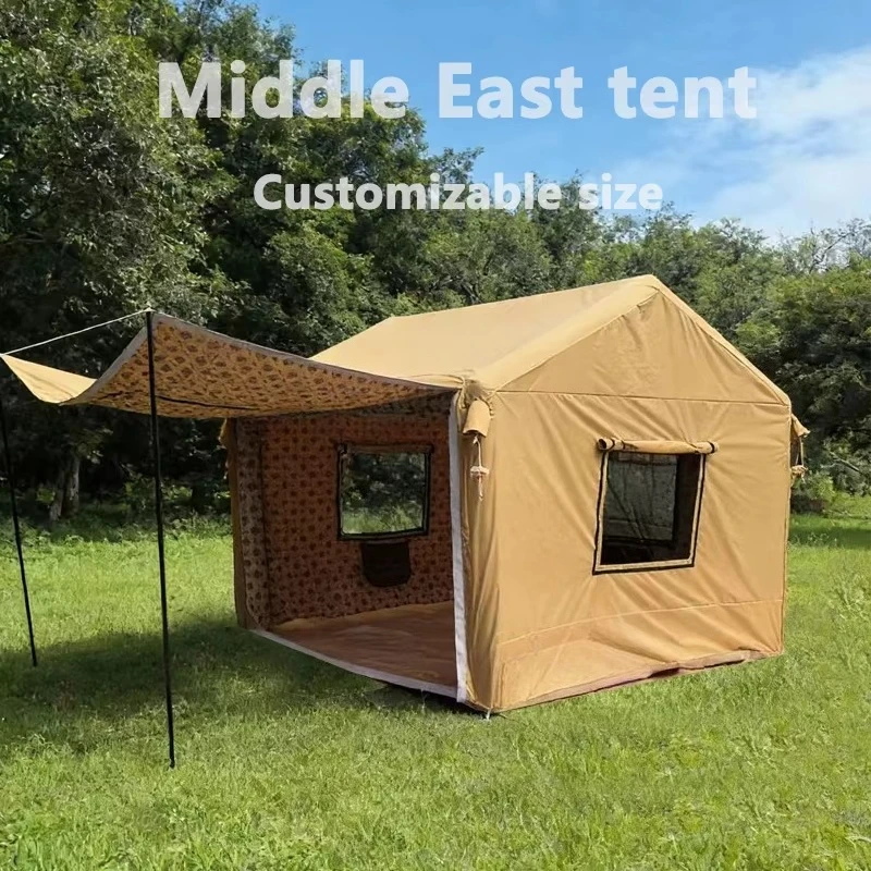 Middle East Style3*3m 4*6m 3*6 Air Tent Single-Layer Automatic Inflatable Four-season One Bedroom Easy Setup Aluminum Waterproof