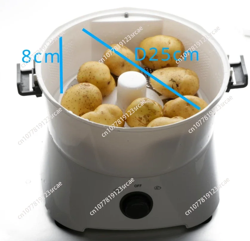 

Electric Potato Peeling Machine， Automatic Vegetable Peelers by Rotating Friction High Volum, Potato Clean Tool