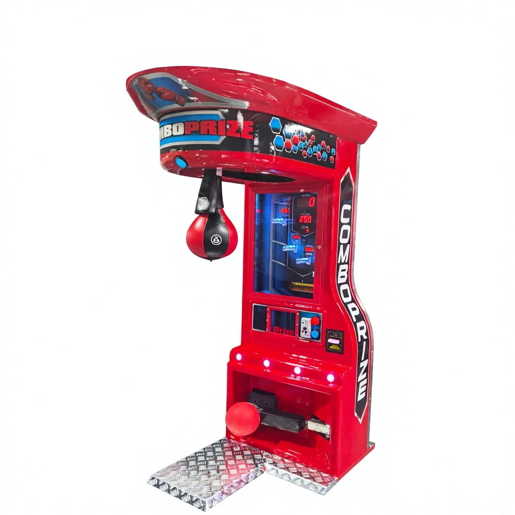 Gift Edition of Boxing & Kicking Game Machine New Arcade Game Punch Training Machine Coin Operated Kick Punch Games With Prize