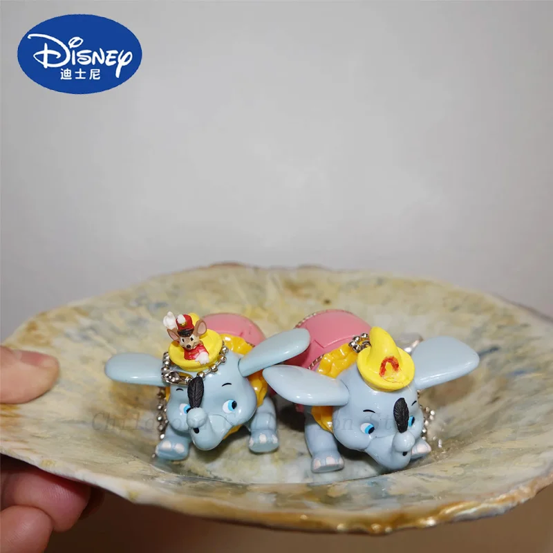 Kawaii Disney Dumbo Action Figure Toys Anime Figures Model Little Elephant Dolls Toys Key Chain Backpack Ornament Gifts For Kids