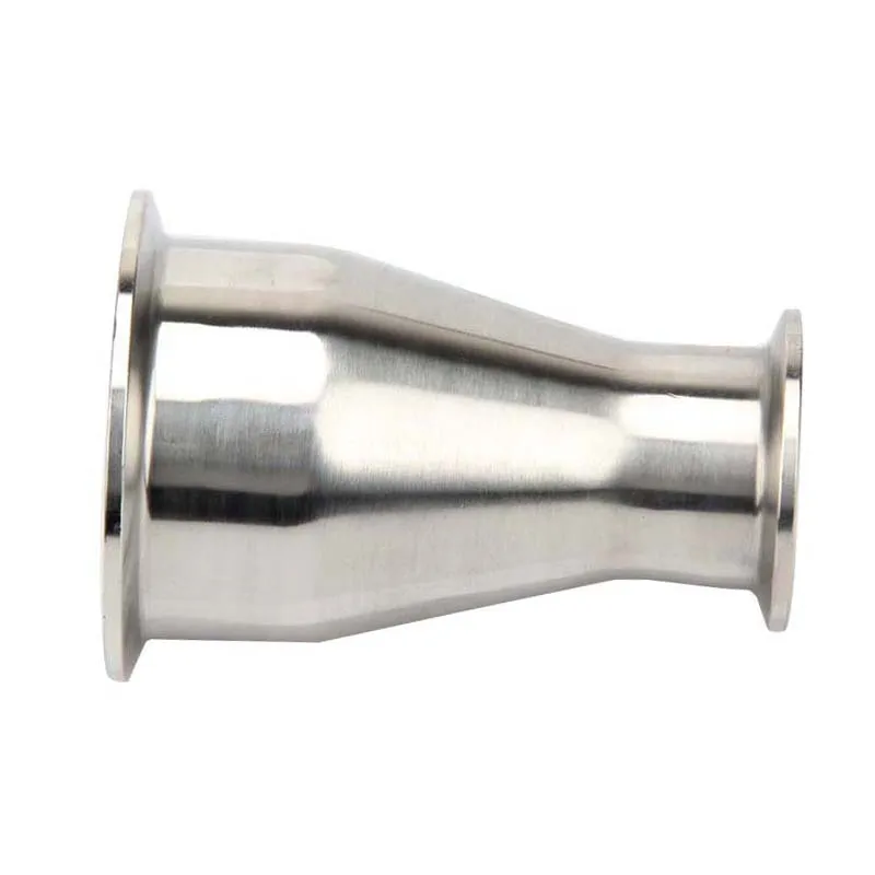 4'' 3'' 2.5'' 2'' 1.5'' x 1'' Tri Clover Clamp Reducer Sanitary Fittings 304 Stainless Steel Homebrew Ferrule OD 50.5-119mm