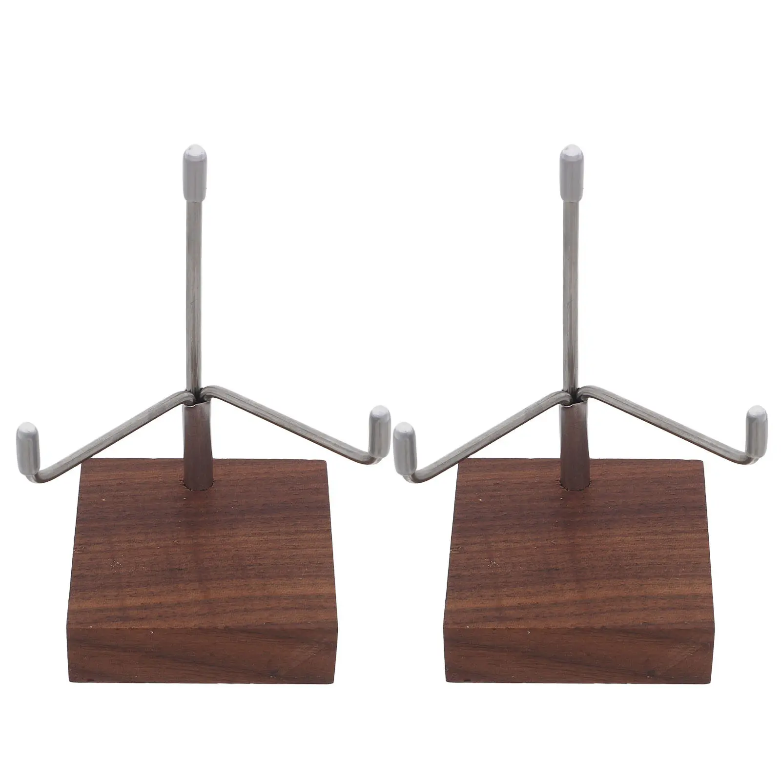 

2Pcs Adjustable Arm Crystal Display Stand Easel Holder Small Metal Rack for Rock Minerals Gemstones Decorative Plate Holder