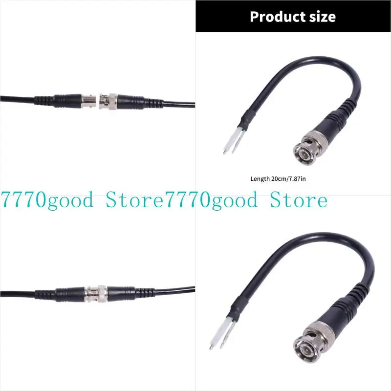 

31BA BNC Male Female Pigtail Cable Bare Wire Open End Coaxials Cable for Video Surveillances Systems
