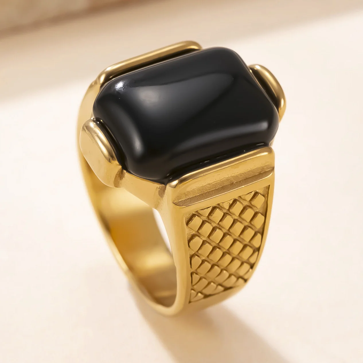 القوطي القراصنة الهيكل العظمي الأخطبوط الدائري للرجال النساء 2026 فريد ريترو الأسود الفيروز الجزع الزركون الشرير دراجة نارية مجوهرات الحفلات هدية #4