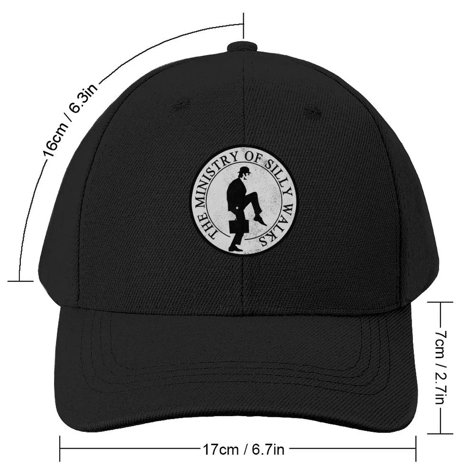 Ministry Of Silly Walks - Distressed Look Baseball Cap Beach Bag Luxury Brand fishing hat Hats Man Women's