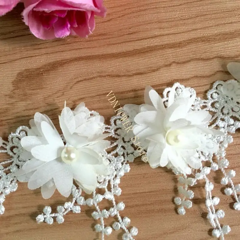 Haftowane haftowane przycinanie welonów ślubnych