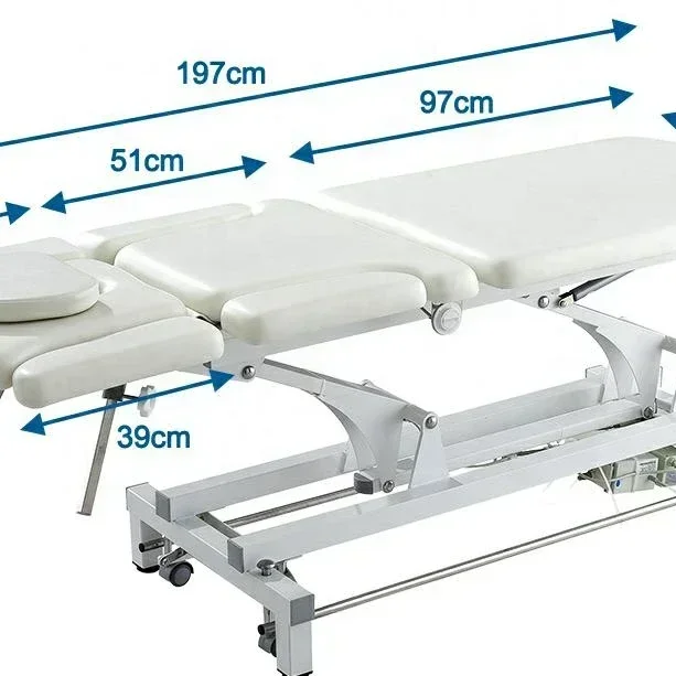 

Hot Sales New Design Hospital Physical Equipment For Stroke Patient Rehabilitation Folding Portable Chiropractic Table