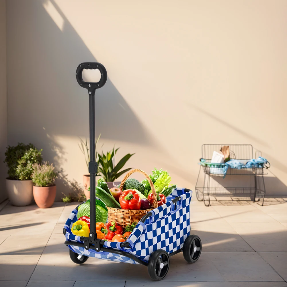 Passeggino per Animali Domestici a 4 Ruote, Carrello per Cani e Gatti, Ideale per Piccoli Animali in Gite