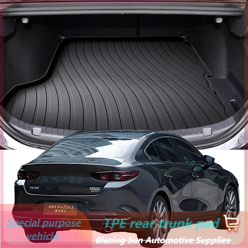 

Car Auto Rear Boot Cargo Liner Tray Trunk Mat Carpet for Mazda 3 Axela 2006-2024 Cushion Pad Carpet Pad Anti-dirty Anti-water