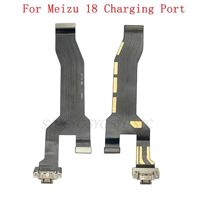 

Плата порта разъема для зарядки USB для Meizu 18, запасные части для гибкого кабеля порта зарядки