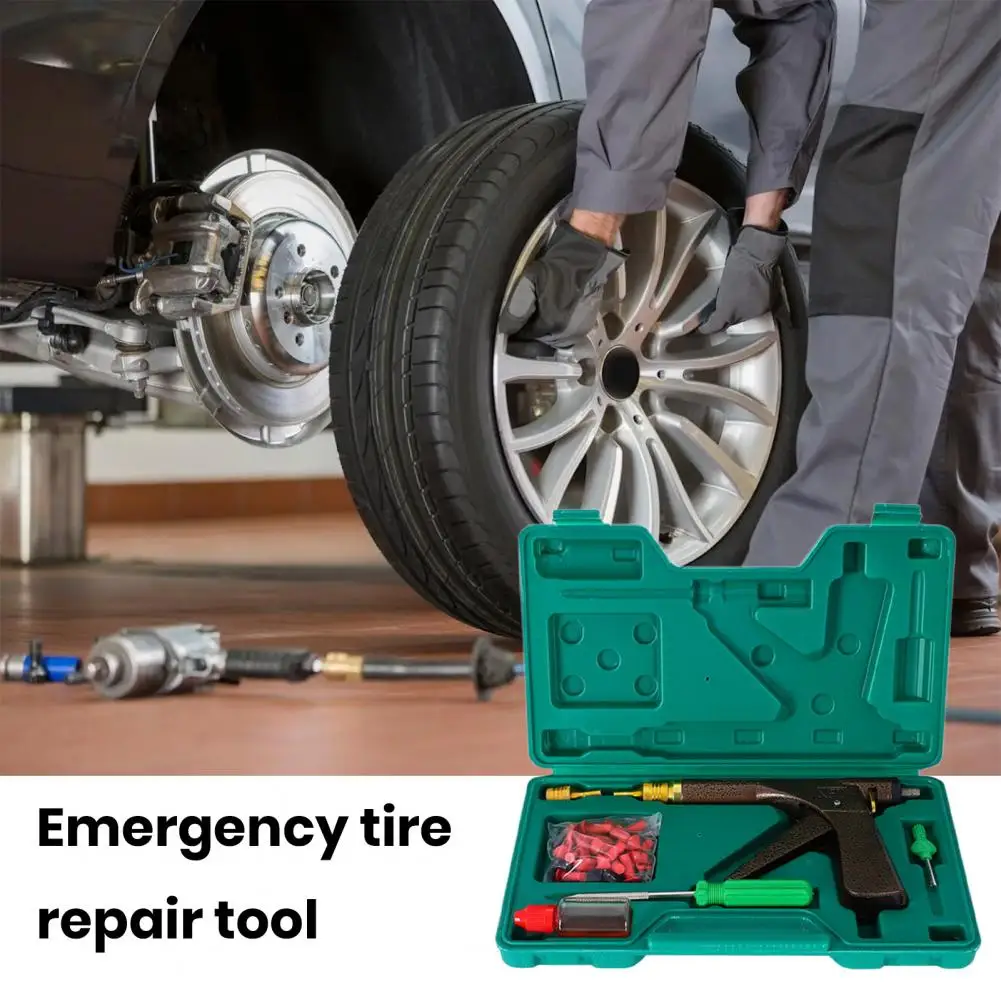 Tire Repair Tools Universal Tubeless Tire Repair Kit for Cars Motorcycles Trucks Easy to Use Minimally Tools for Permanent