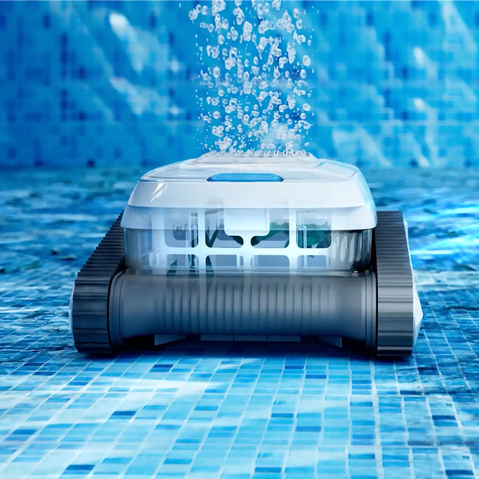 5200mAh Cordless Pool Vacuum Cleaner High Efficiency Eco-Friendly Plastic Handle For In-ground Swimming Pool