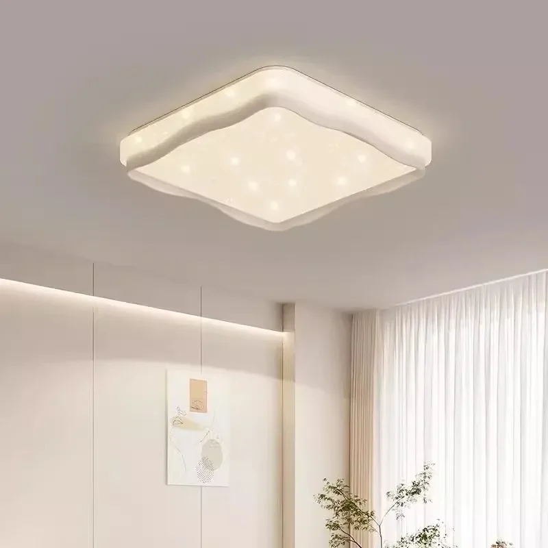 Full spectrum cream wind master bedroom light ceiling light modern simple gypsy children's room eye protection lamp