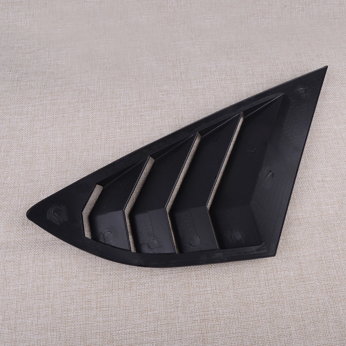 

1 Pair Car Rear Window Shutter Cover Louver Fit for Ford Fusion Mondeo 2013 2014 2015 2016 2017 2018 2019 2020 Gloss Black ABS