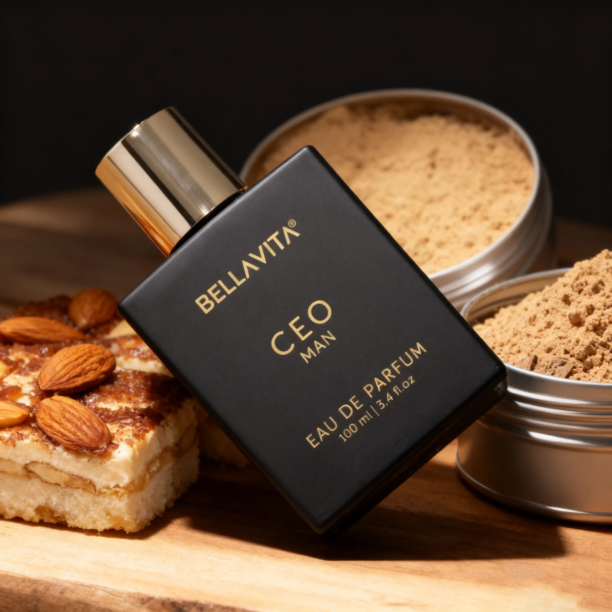 BellaVita Ceo Luxus-Herrenparfüm-Köln-Set – anhaltender Duft für Herren-Köln, süßer Mandel- und Aloe-Duft