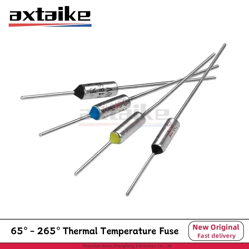 10PCS 65 - 265 Celsius Degree Thermal Fuse 10A 250V Temperature TF RY 85 110 115 120 125 130 135 142 155 169 172 185 192 240°C
