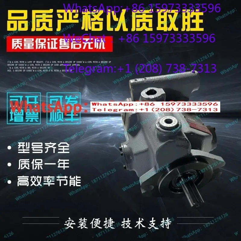 Industrial Pressure Compensated Hydraulic Plunger Pump Multiple Displacement Fast Response Oil Supply Pump