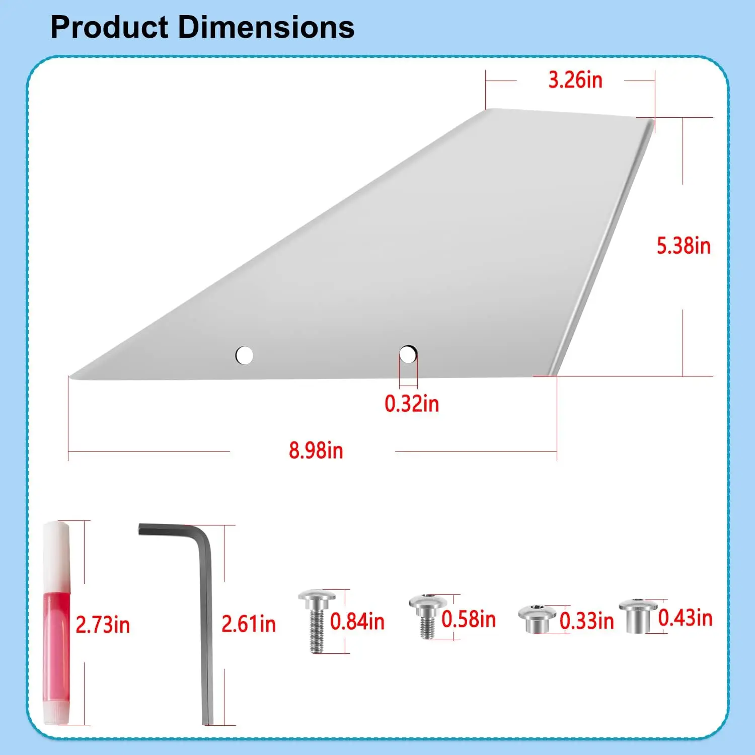 Tml 35-ss625 Skeg Guard für Quecksilber/Mariner, Honda, Yamaha, Nissan, Tohatsu und Force Außenborder, beschädigte Skeg Protector Cover