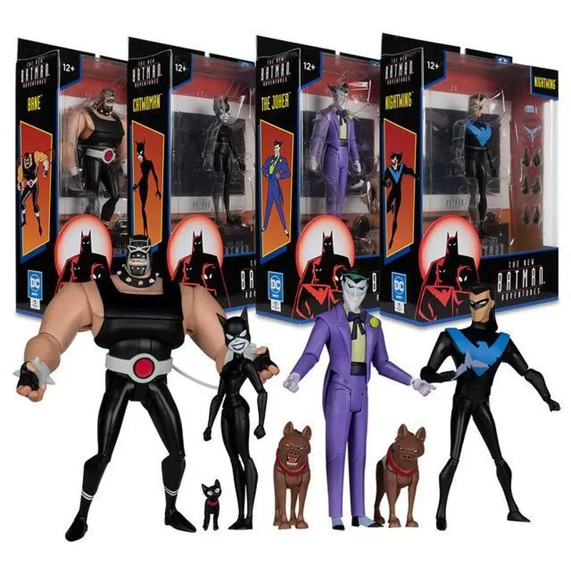 18cm original mcfarlane Puppe Spielzeug die neuen Batman Abenteuer Bane Catwoman Nachthemd Joker DC Multi versum Action figur Modell Geschenk