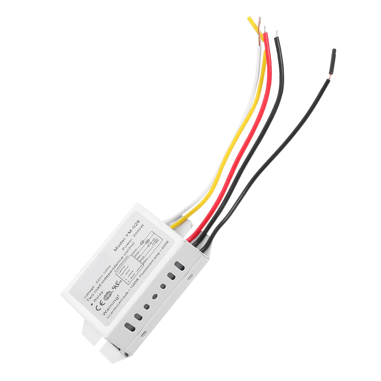 

220V 2 Channel Digital Switch for Lamp LED Light Droplight Fluorescent Lamp Simultaneous Use Flexibility Remote Control