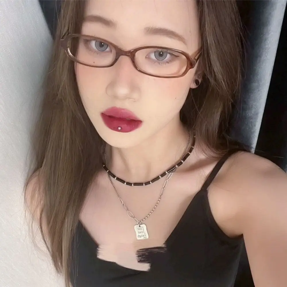 Portable Eye Protection Y2K Glasses Ultralight Anti Radiation Computer Goggles Square Eyeglasses Women