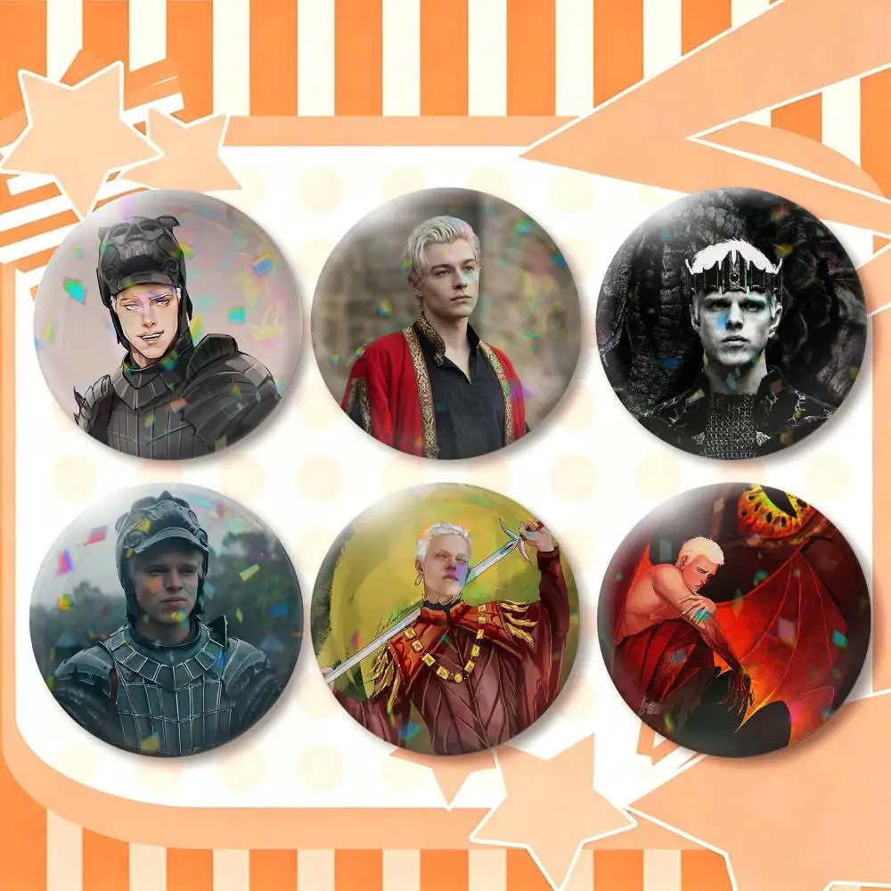 Aerion T-Targaryen B-Brightflame 25mm 32mm 44mm 58mm 75mm Brooches Badges Pins for Accessories