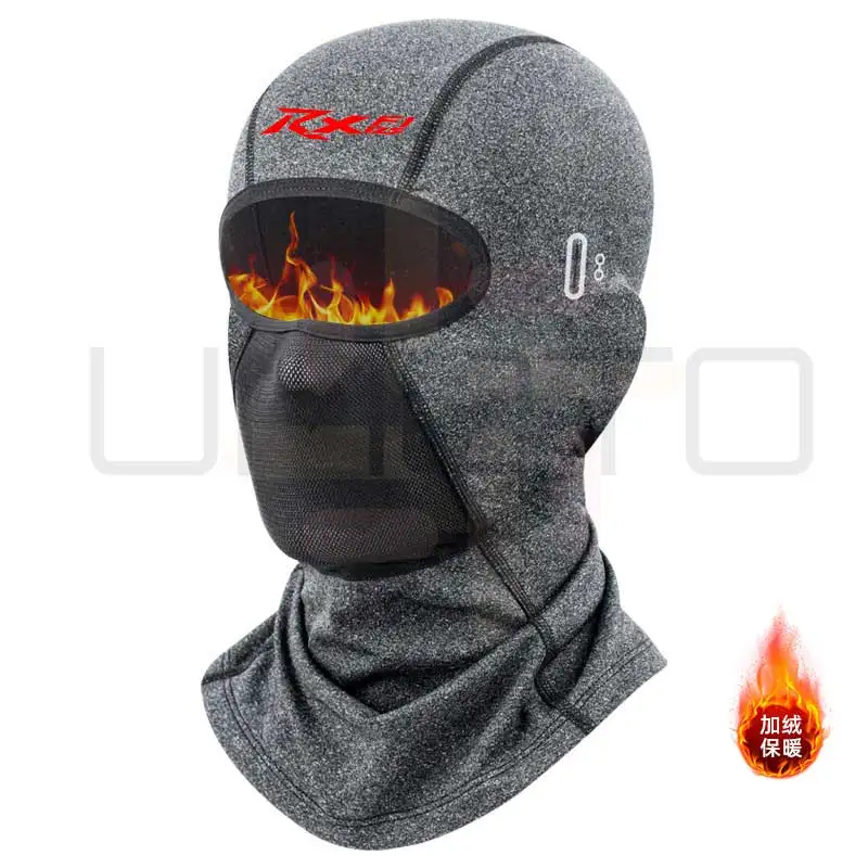 for HONDA RX125 Outdoor Hood Bicycle Helmet Cycling Balaclava Hat Caps Men's Face Mask Motorcycle Lined Breathable Sun Protectio