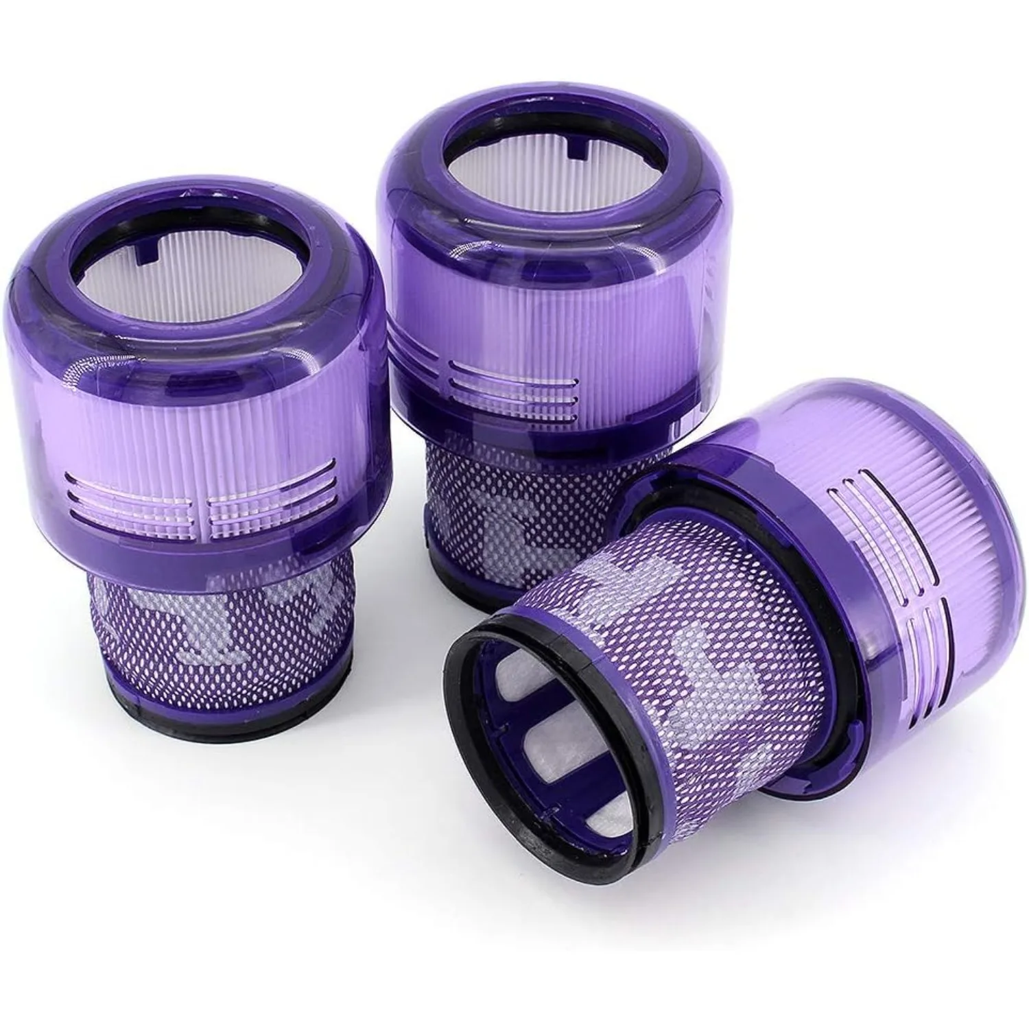 Vacuum Post Filter Compatible with Dyson V15 V11 SV14 Cyclone Animal Absolute Total Clean Cordless Cleaner 3 Pack Replace Part