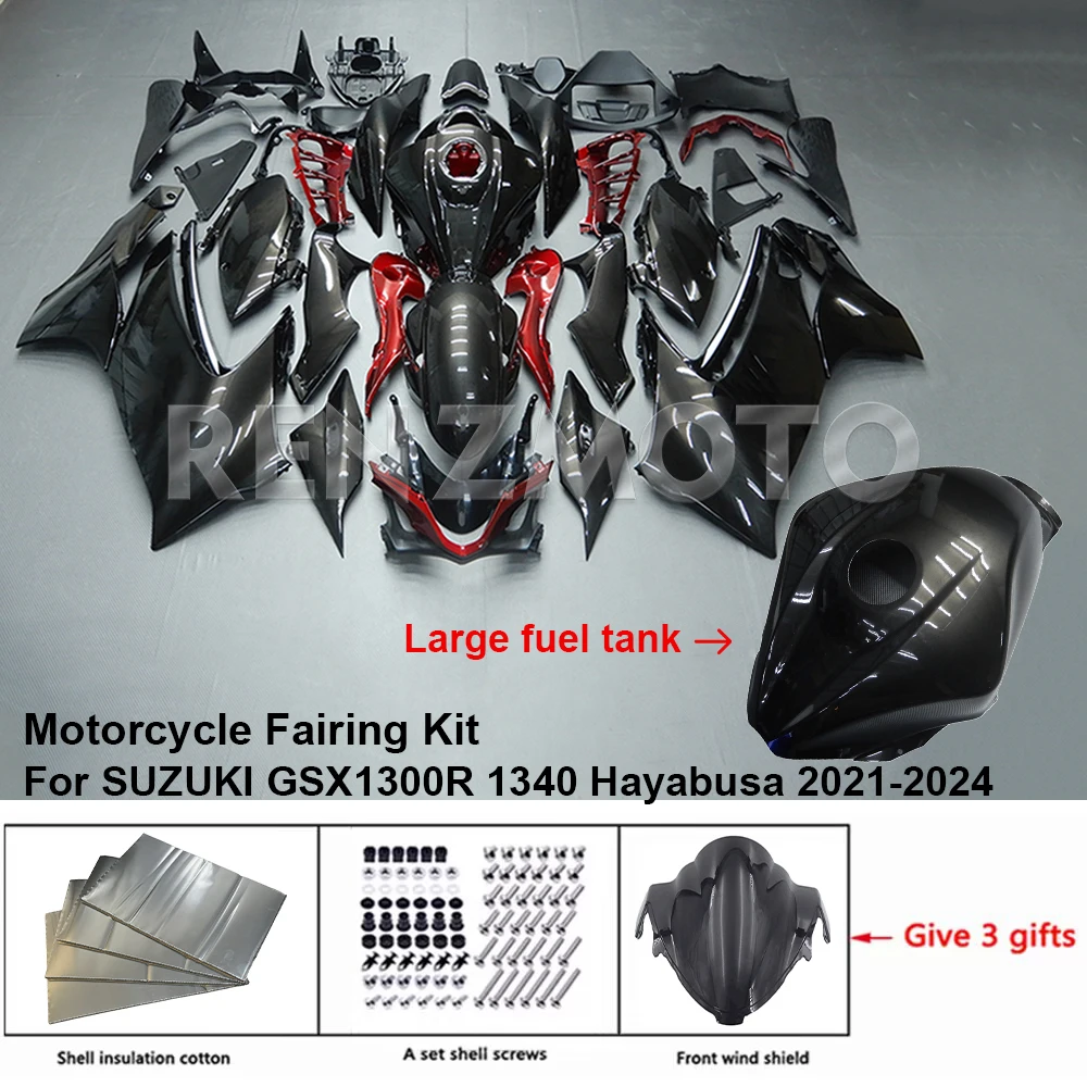 For SUZUKI GSX1300R 1340 21-24 Motorcycle Large Fuel Tank Fairing Set Body Kit decoration Plastic Guard Plate Shell S1321-101a