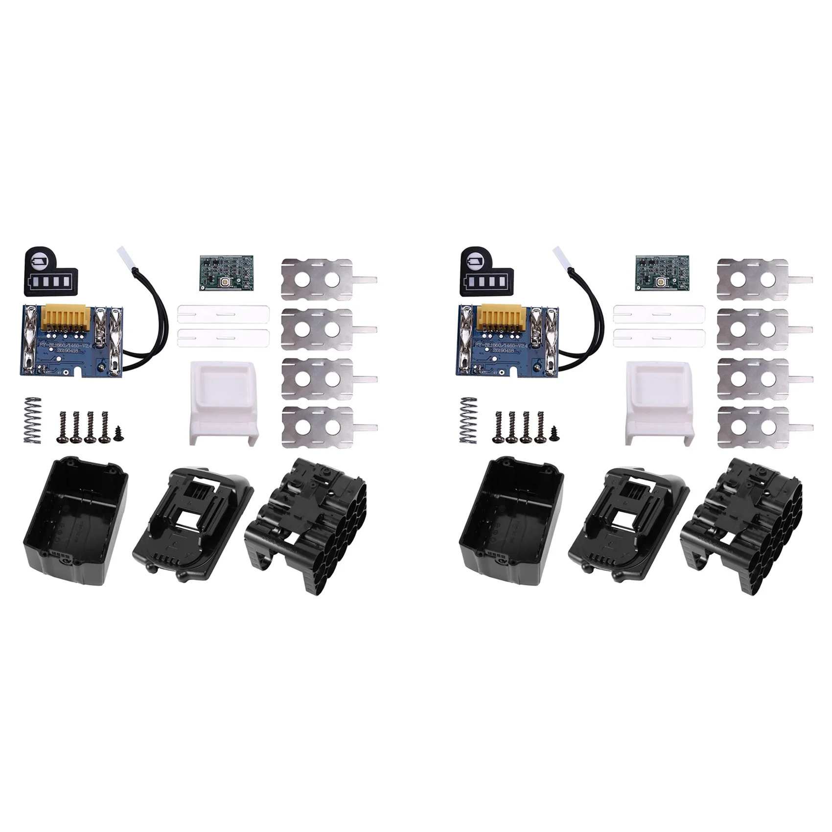 FAST-2X BL1890 Li- Battery Case PCB Charging Protection Circuit Board Shell Box BL1860 For 18V