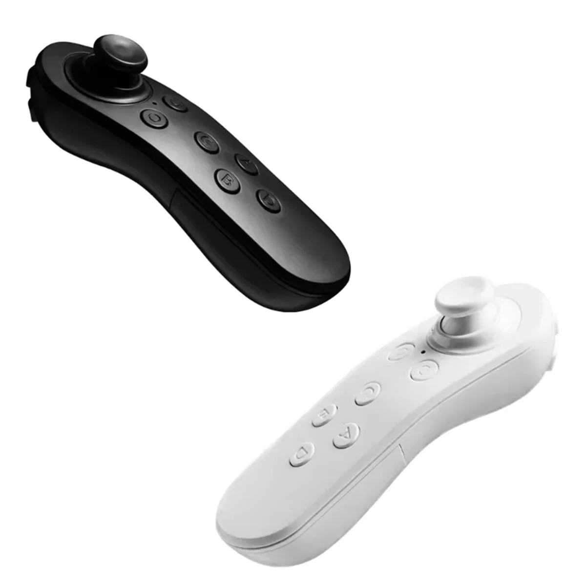 عصا تحكم ABGIVR لهاتف Android IOS وحدة تحكم بلوتوث الزناد Joypad وحدة تحكم الألعاب PC صندوق التلفزيون الذكي باللون الأبيض