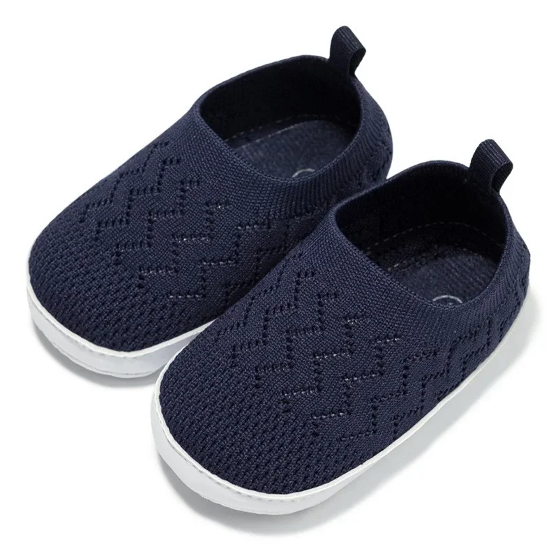 Baby Shoes Fly Weaving Classical Casual Sneakers Breathable First Walker Newborn Baby Boy Girl Soft Sole Sports Crib Shoes