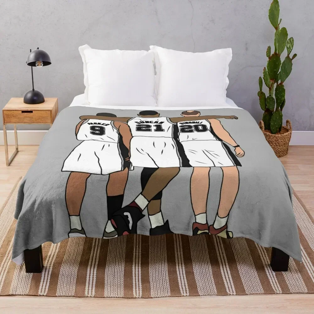 

Tony, Tim & Manu Throw Blanket Warm Comfortable Blanket Gift for Parents Friends