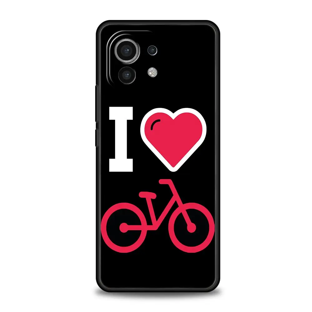 Phone Case For Xiaomi Mi 15 14 13 12 11 Lite 14T 13T 12T 11T Pro Poco X6 X5 M3 X3 Pro F5 F4 Cover Mountain Bike Cycling art