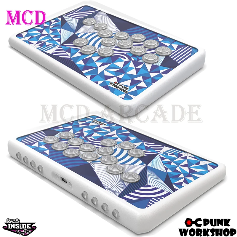 Punk Workshop R14 Hebelloser Arcade-Kampfcontroller HitBox PWS Blaze Spark Mechanischer Knopf SOCD-Unterstützung PS5/PS4/Switch2/PC