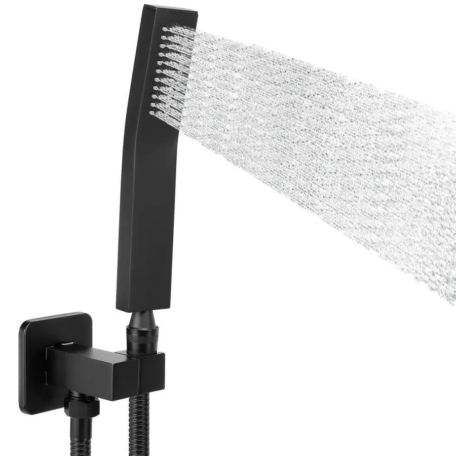 

Латунная ручная душевая лейка, роскошный душевой комплект высокого давления с настенным соединителем и комплектом шлангов, для душевой системы в ванной комнате