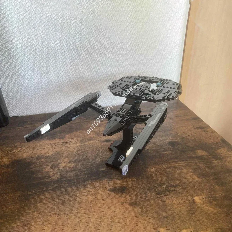 352pcs MOC USS Vengeance Star Trek Into Darkness MidiScale Nan Model Building Blocks Kids Toys DIY Education Christmas Gifts view 3