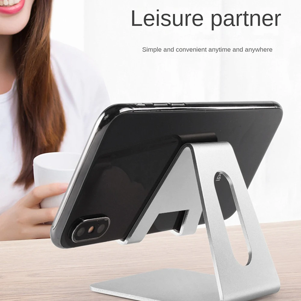 Supporto da tavolo universale per telefono cellulare supporto da tavolo in lega di alluminio per Tablet per 11 SE 7 8 per supporto per cellulare iPad