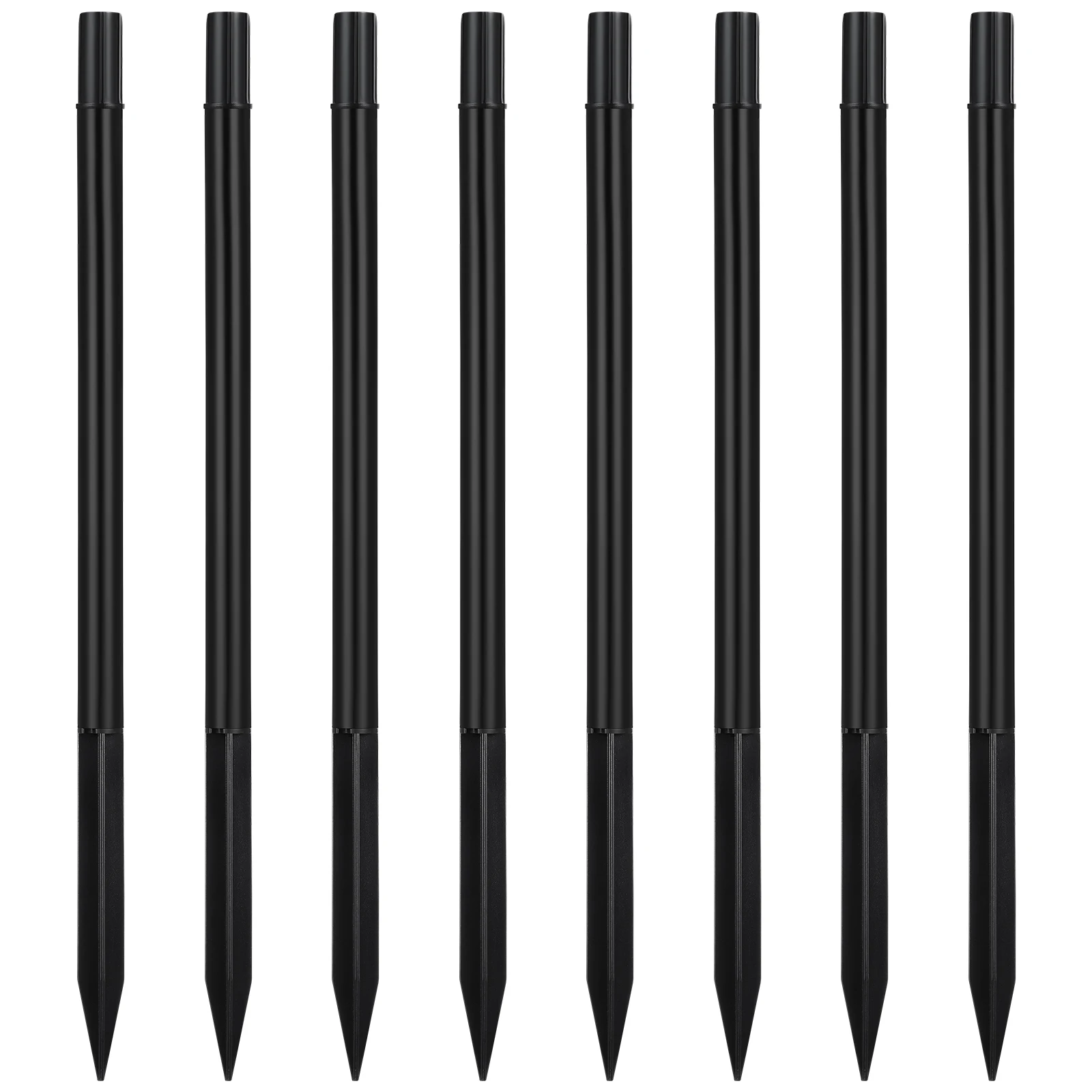 

8 Sets Garden Light Accessories for Pole Lights Plastic Lawn Stakes Solar Outdoor Pathway LED