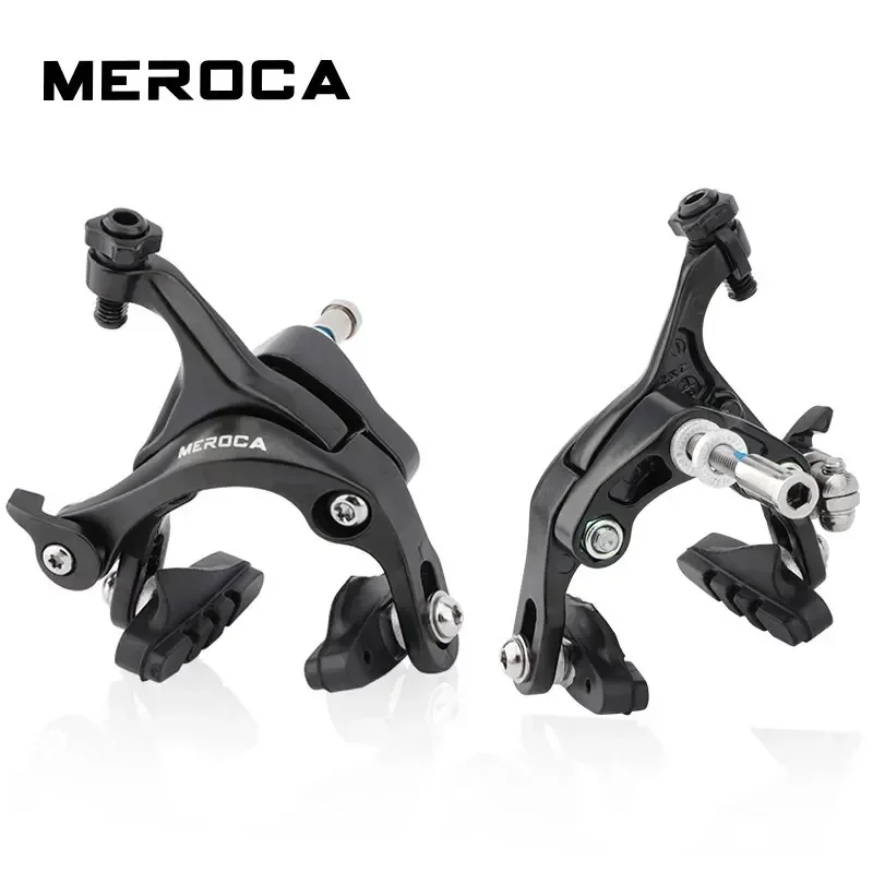 MEROCA Road Bike Dual Pivot Calipers Aluminum Alloy Pull Caliper Front Rear Bicycle Parts Cycling Brake Road Accessories