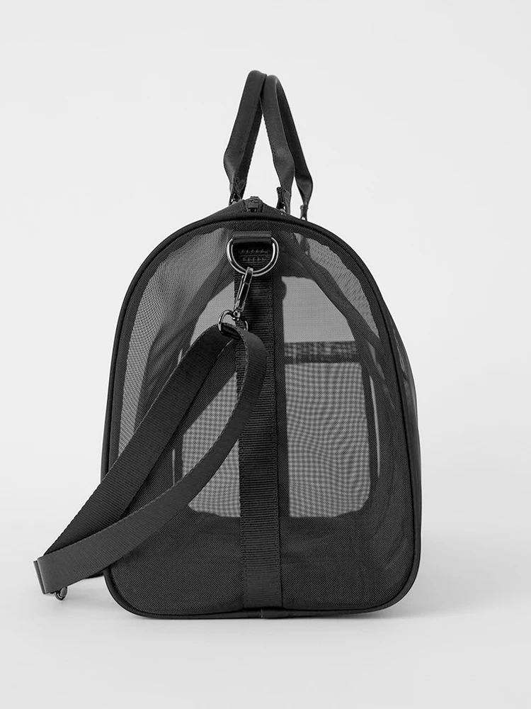 Saco de Yoga com grande capacidade, Mala de Bagagem Mesh, Bolsa de Viagem Feminina, Bolsa Diagonal Portátil para Esportes e Fitness, Fitness ao ar livre