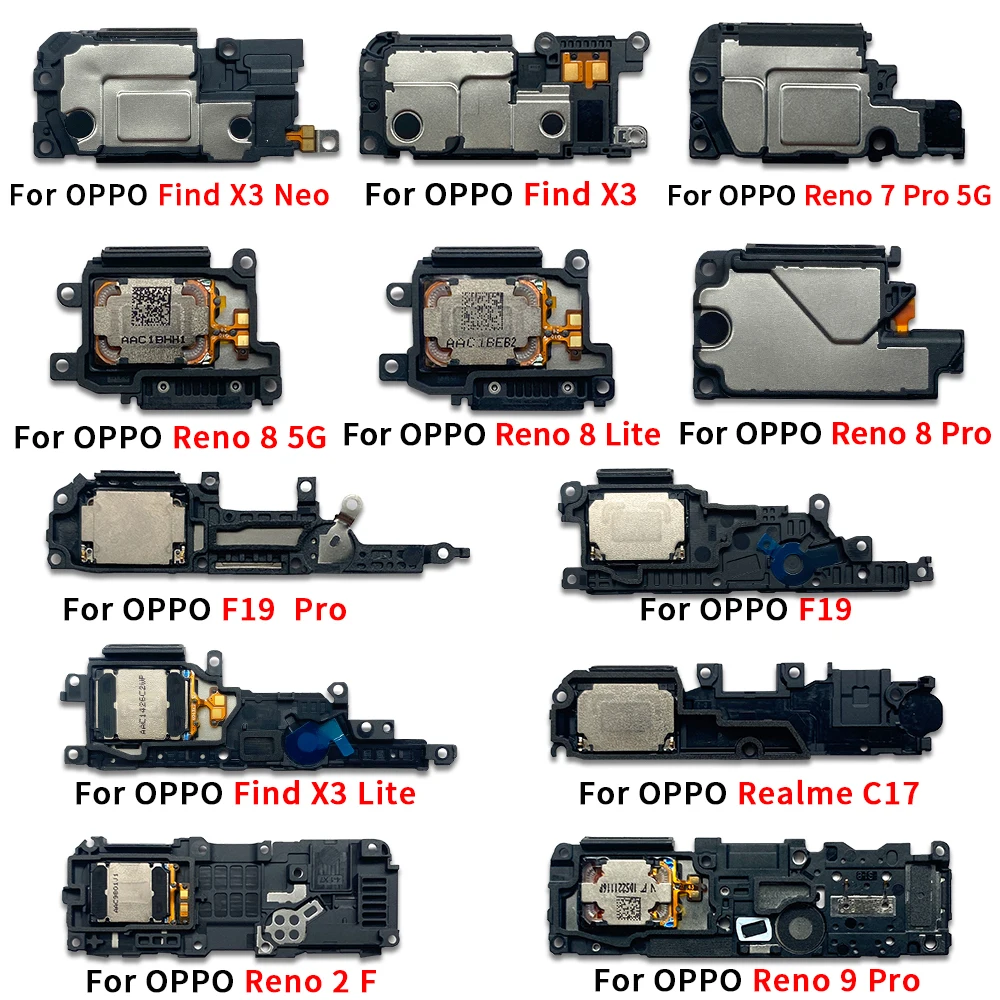 Loud Speaker For Oppo F19 Pro Find X3 Lite Neo Pro Realme C17 Reno 2 F 7 Pro Reno 8 Lite Loud Speaker Buzzer Ringer Sound Module