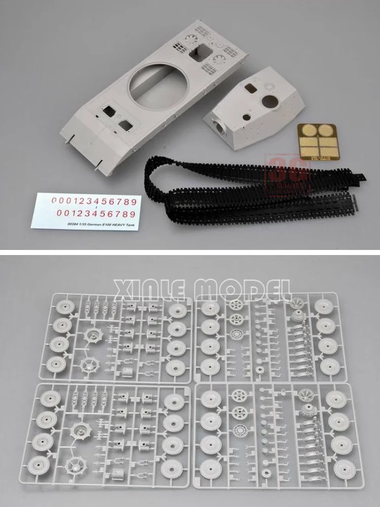 Trumpeter 00384 1/35 allemand E-100 char Super lourd militaire assemblé échelle modèle Kit bricolage jouets à collectionner cadeaux d'anniversaire