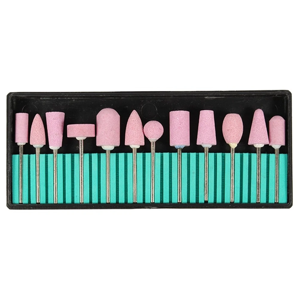 

BAAM-24Pcs Professional Polishing Grinding Head Tools Nail Art Drill Bits