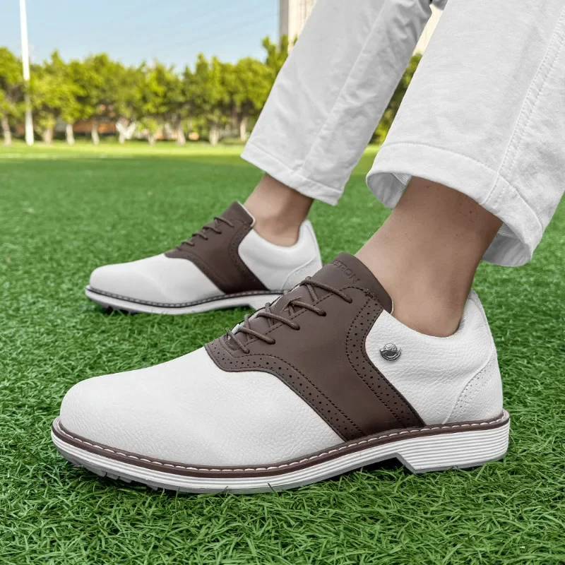 

Luxury Men Golf Shoes Male Golfing Exercise Sneaker Anti Slip Walking Outdoor