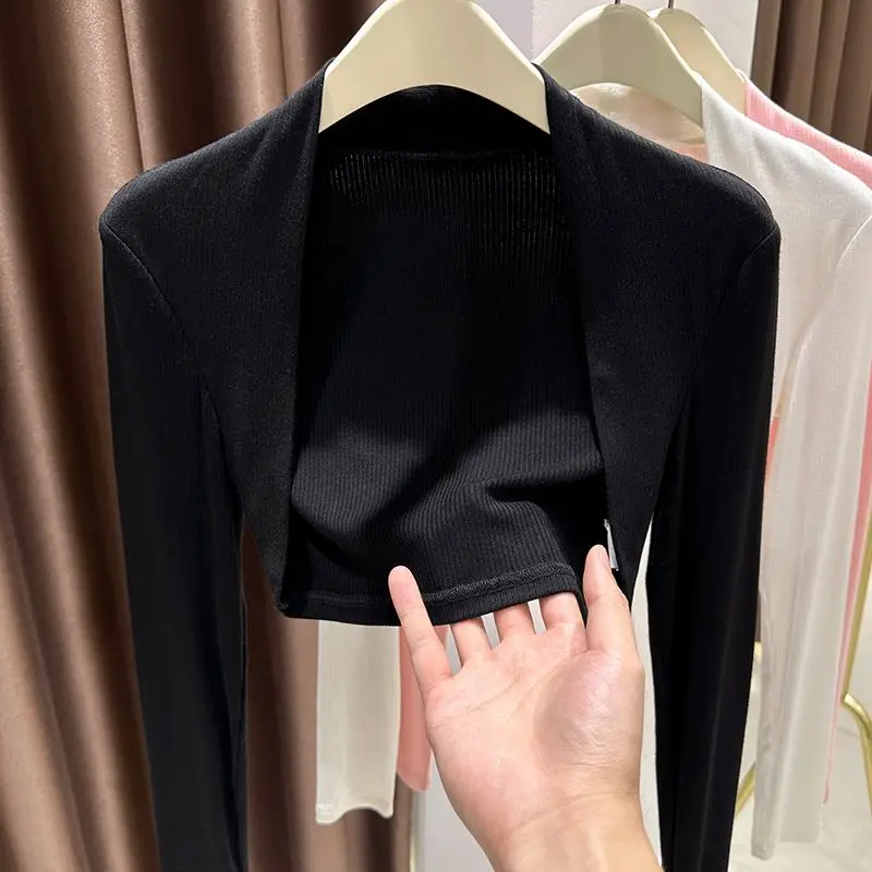 

Вязаная накидка на плечи больших размеров для защиты от солнца, женская верхняя одежда, повседневная, весна-осень, стандартная длина рукава