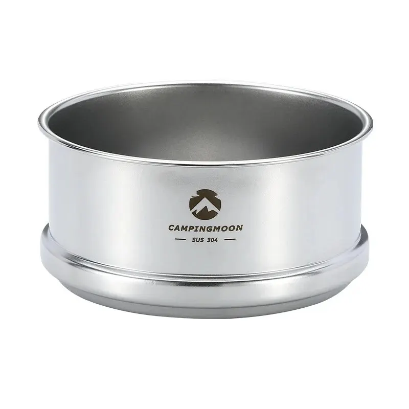 CAMPINGMOON S362 1 Uds pícnic para acampar al aire libre vaporizador de acero inoxidable Picnic cuenco Shiraz portátil rejilla de vapor cajón de vapor
