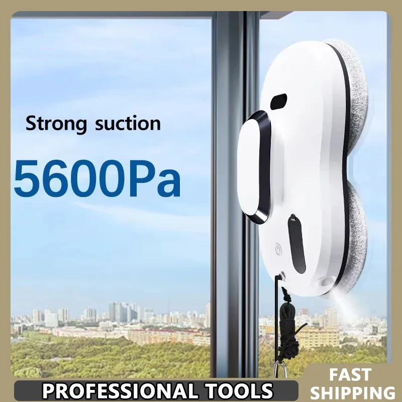 

Upgraded Intelligent Window Cleaning Robot Water Spraying Function Electric Glass Window Cleaner With Remote Control For Home