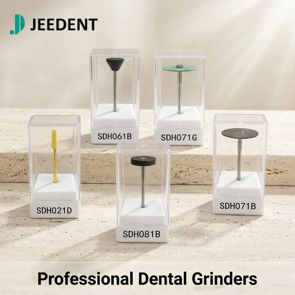Coarse and Fine Dental Diamond Bur for Zirconia Lithium Disilicate Emax HP 2.35mm Lab Grinding Finishing Tool