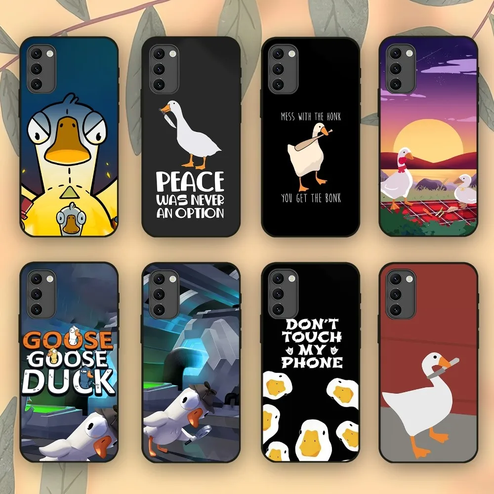 Game G-Goose G-Goose D-Duck Phone Case For Samsung Galaxy A20 A11 A10  A52 A02 A50 shell